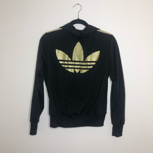 Black and gold adidas sweater - Picture 2 of 5